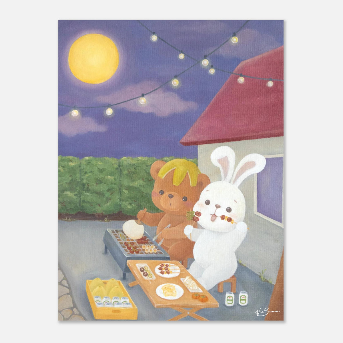 'Mid-Autumn, the Moon, and You' - Fine Art Print