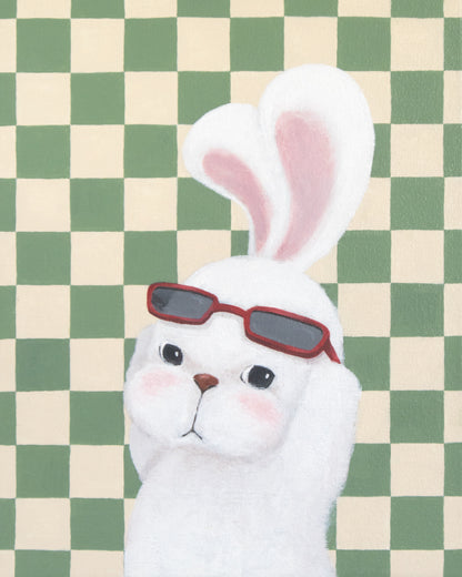 'Bunny Says Hi' - Fine Art Print